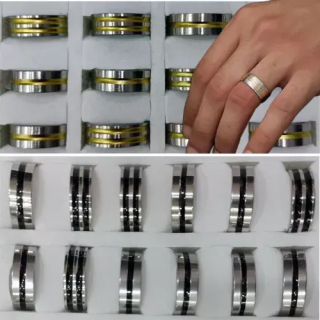 Kararma Yapmayan Çelik Alyans – Toptan B2B Yüzükler | istocb2b