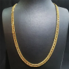 Toptan Gold Yassı Çelik Kolye 1.2mm | Erkek Zincir Modelleri | istocb2b.com