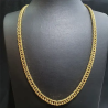 Toptan Çelik Gold Yassı Zincir Kolye | 1.4mm | Erkek Moda Aksesuarı – istocb2b