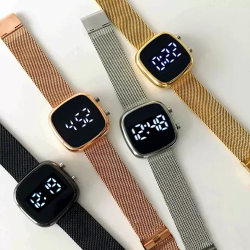Yuvarlak dijital saat – Trendy ve konforlu