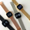 Yuvarlak dijital saat – Trendy ve konforlu