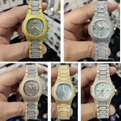 Toptan Taş İşlemeli Bayan Çelik Saatler | Şık ve Kaliteli Saat Modelleri