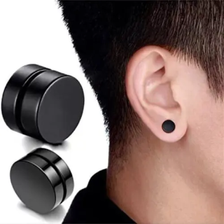 Toptan Mıknatıslı Çelik Küpeler - Unisex 12 Çift Zarif Tasarım | istocb2b.com