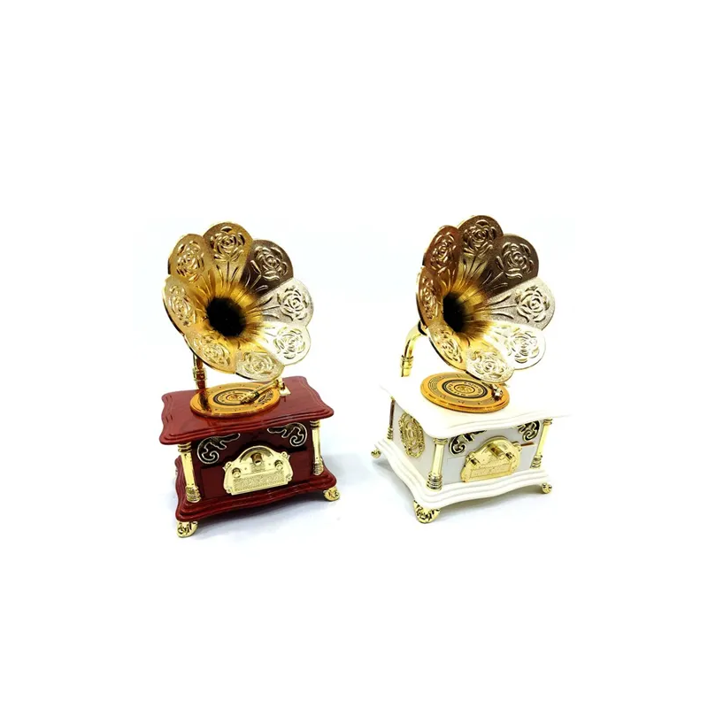Toptan Gramofon Müzik Kutusu - Vintage ve Nostaljik Hediye