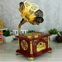 Toptan Gramofon Müzik Kutusu - Vintage ve Nostaljik Hediye