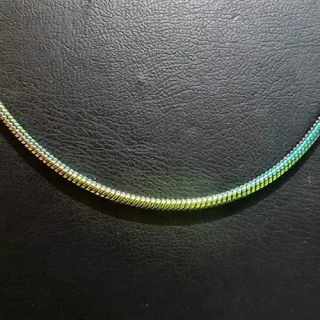 Parlak Gökkuşağı Çelik Yılan Kolye 1.9 mm | Unisex Zincir | istocb2b