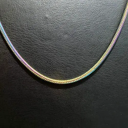 1.5 mm Gökkuşağı Paslanmaz Çelik Yılan Zincir | Unisex, Kararma Yapmaz