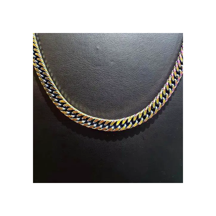 Toptan 1.4 mm Renkli Yassı Çelik Zincir Kolye | Modern Ve Dayanıklı Aksesuar
