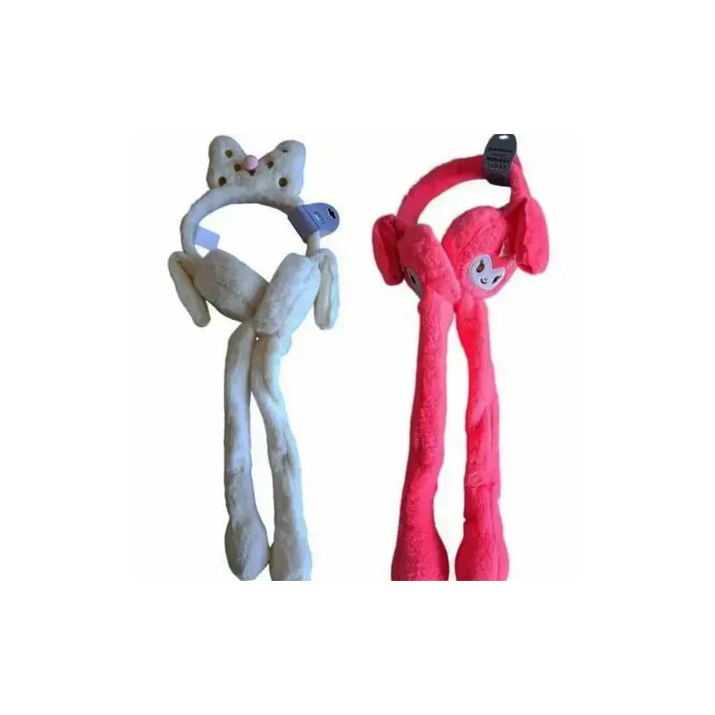 Toptan Figürlü Peluş Kız Çocuk Kışlık Kulaklıklar