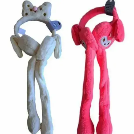 Toptan Figürlü Peluş Kız Çocuk Kışlık Kulaklıklar