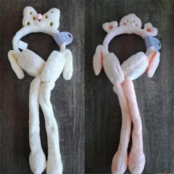 Toptan Figürlü Peluş Kız Çocuk Kışlık Kulaklıklar