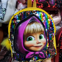 Toptan Işıklı Şık Sequin Sırt Çantası Modelleri