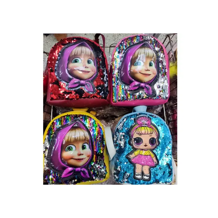 Toptan Işıklı Şık Sequin Sırt Çantası Modelleri