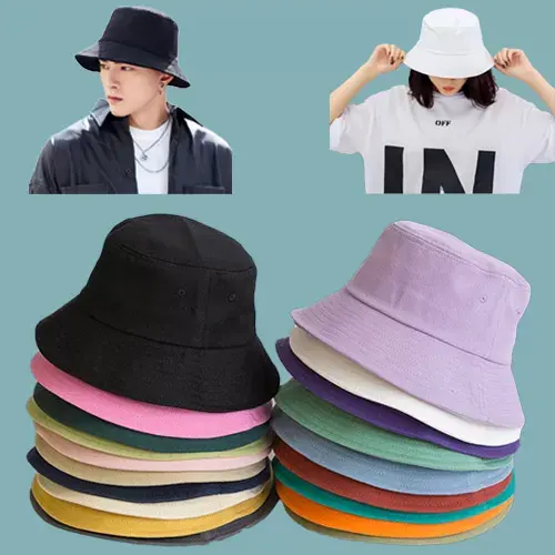 Balıkçı Fötr Şapka Toptan | Unisex Yazlık Outdoor Şapka | Karışık Renk - istocb2b