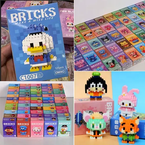 Toptan 125 Parçalı Bricks Figürlü Mini Lego Setleri
