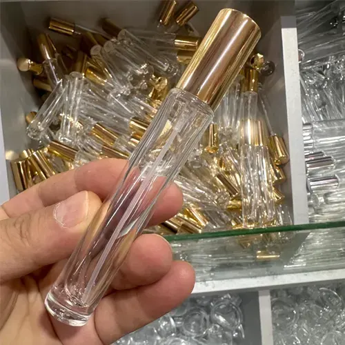 Toptan 10ml Parfüm Cam Tüp Şişe (Kına ve Düğün İçin) - İSTOÇ