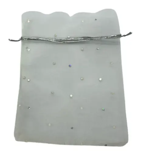 Toptan Büzgülü Tül Kese 12x14cm (100'lü Paket) - istocb2b.com