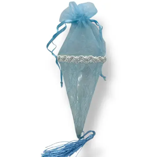 Toptan Dantelli Çerez Külahı 14cm (12'li Paket) - istocb2b.com