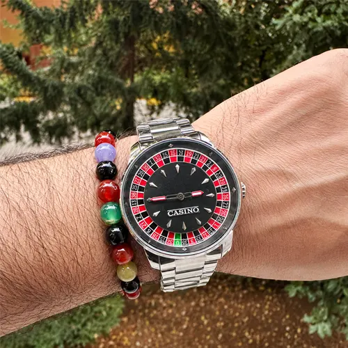 Toptan Rulet Kadranlı Metal Kol Saati | İstocB2B